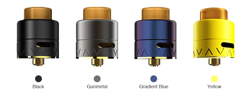 Smoant Battlestar Squonker RDA V  Black Gunmetal Gradient blue Yellow