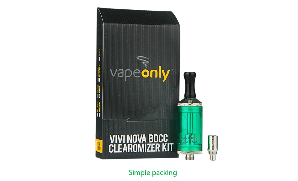 VapeOnly VIVI NOVA BDCC Clearomizer 3.5ml Vapeon y CLEAROMIZER K II NOVA BDCC Simple packing