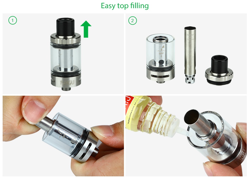 Kangertech PANGU Clearomizer 3.5ml Easy top filling