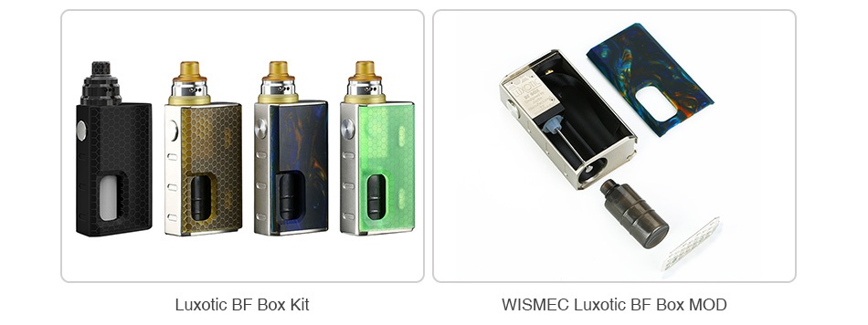 WISMEC Luxotic BF Box E-liquid Bottle 7.5ml 2pcs Luxotic bf Box kit WISMEC LUxotic BF Box moD