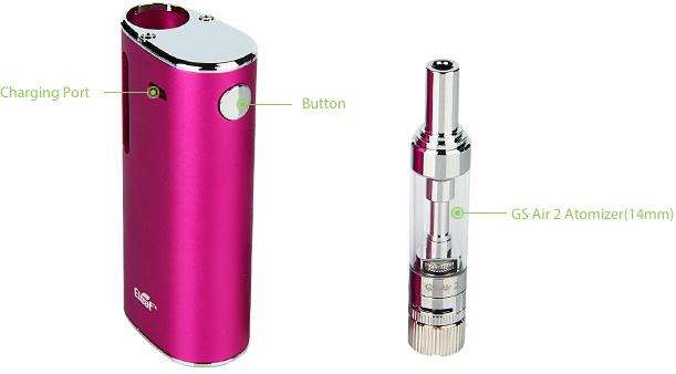 Eleaf iStick Basic with GS-Air 2 Kit 2300mAh hanging Port Button