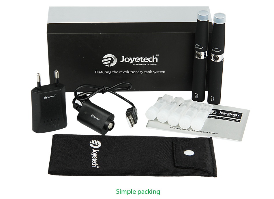 Joyetech eGo-T 2 Starter Kit 650mAh Joyetech maturing the revolutionary tank system y Simple packing