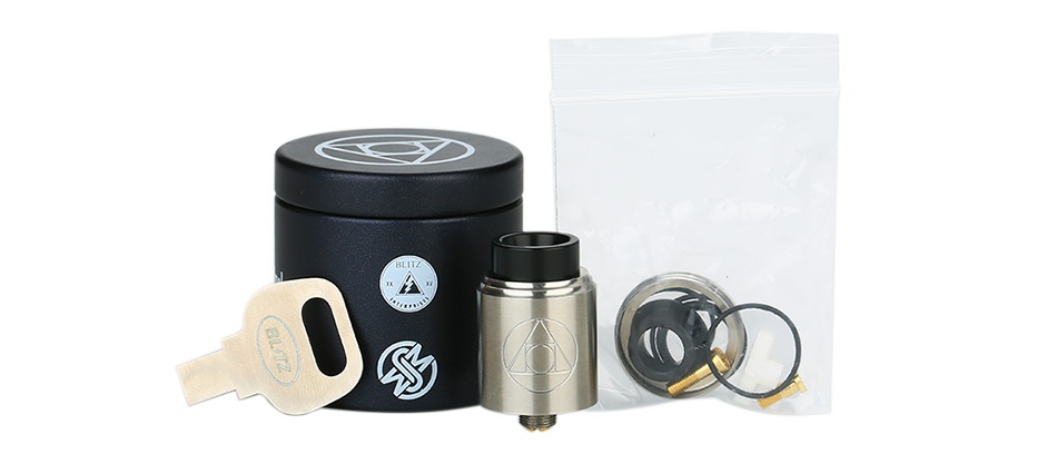 Blitz Hermetic RDA PACKING LIST