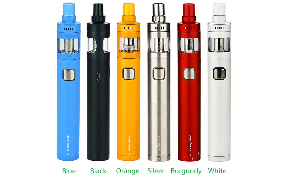 Joyetech eGo Mega Twist+ Kit with CUBIS Pro Atomizer 2300mAh   Blue Black Orange Silver Burgundy White