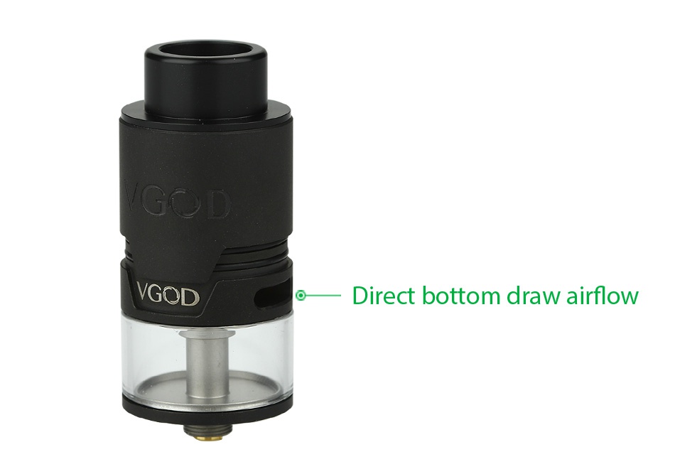 VGOD TRICKTANK PRO R2 RDTA 4ml VGOD Direct bottom draw airflow